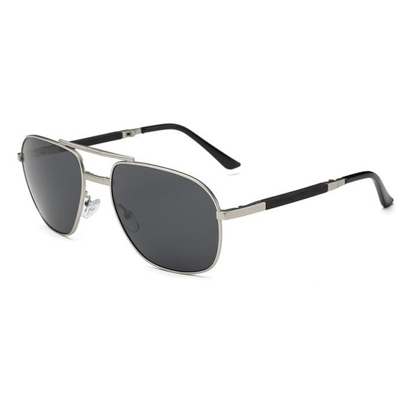 Trifold Aviator Sunglasses (Silver) - Picture 1 of 2